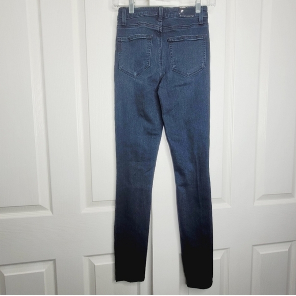 PAIGE Hoxton Ankle Skinny High Rise Jeans Dark Wash Stretch Womens Size 24 - Picture 7 of 7